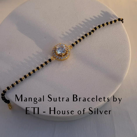 Hand MangalSutra Bracelets by ETI - House of Silver