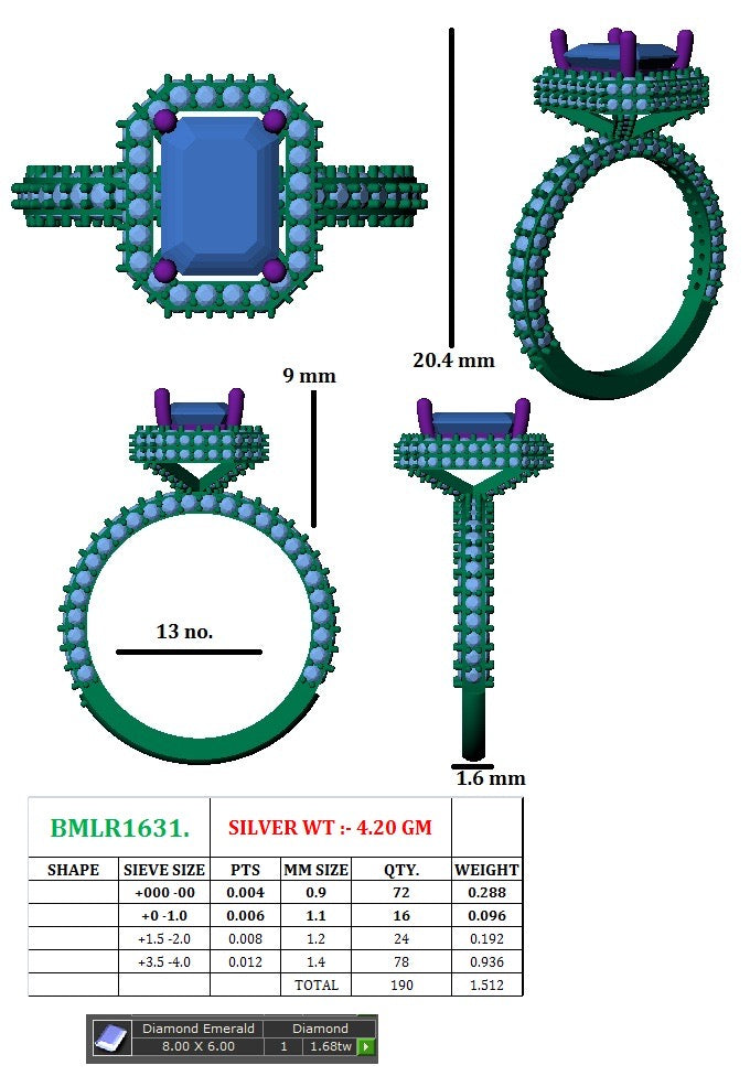 Roshini's Precious Pink Stone Ring