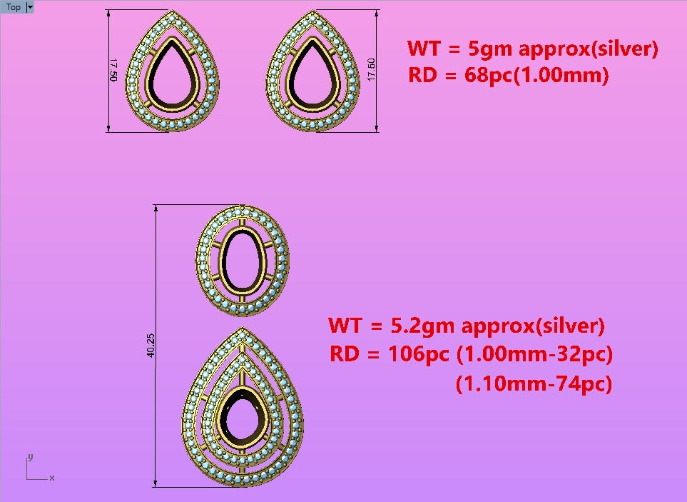 Pear Polki Necklace Set