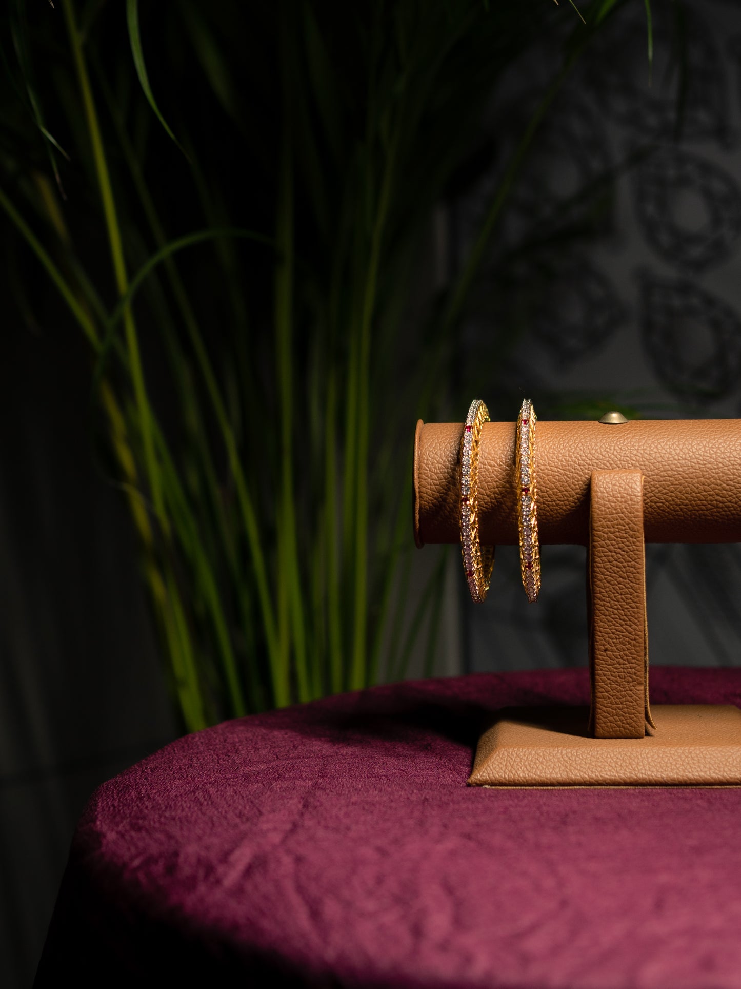 Rosette Diamond Bangles