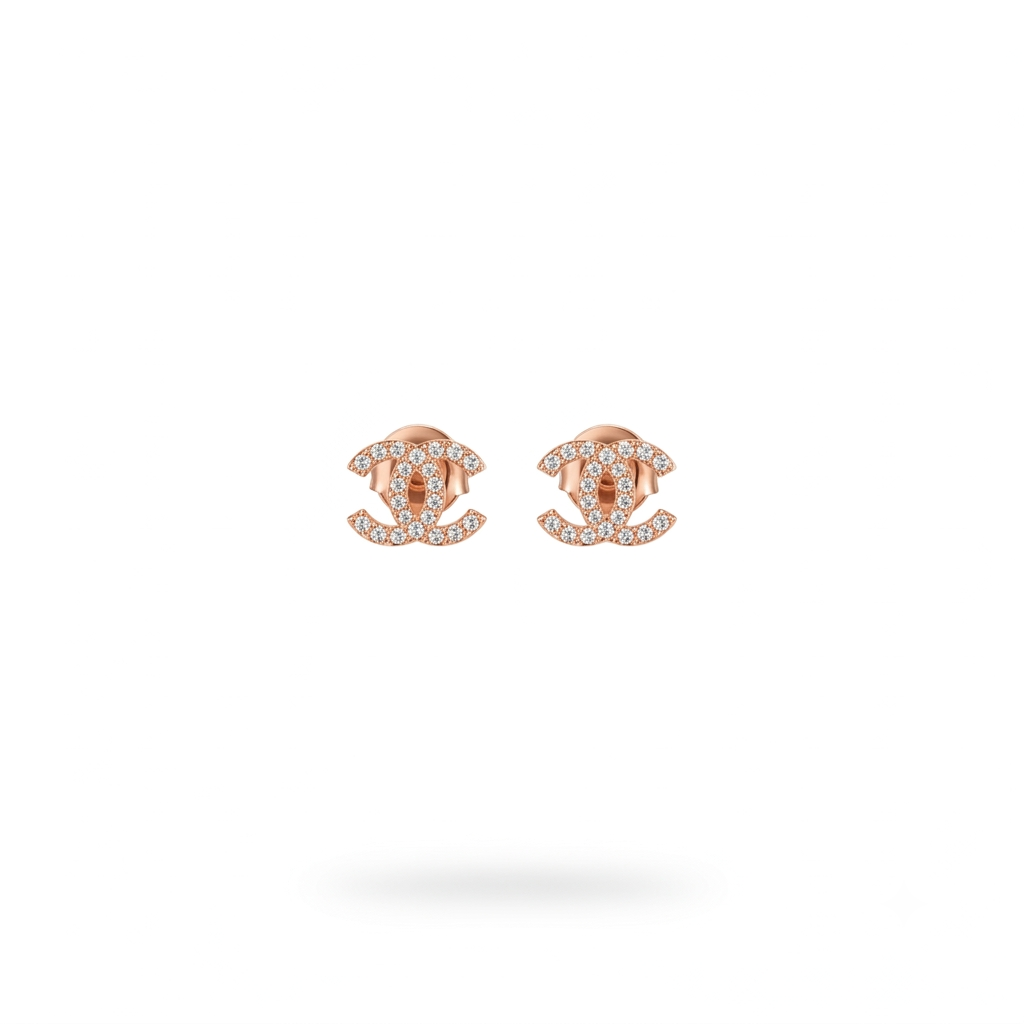 Branded CC Earrings