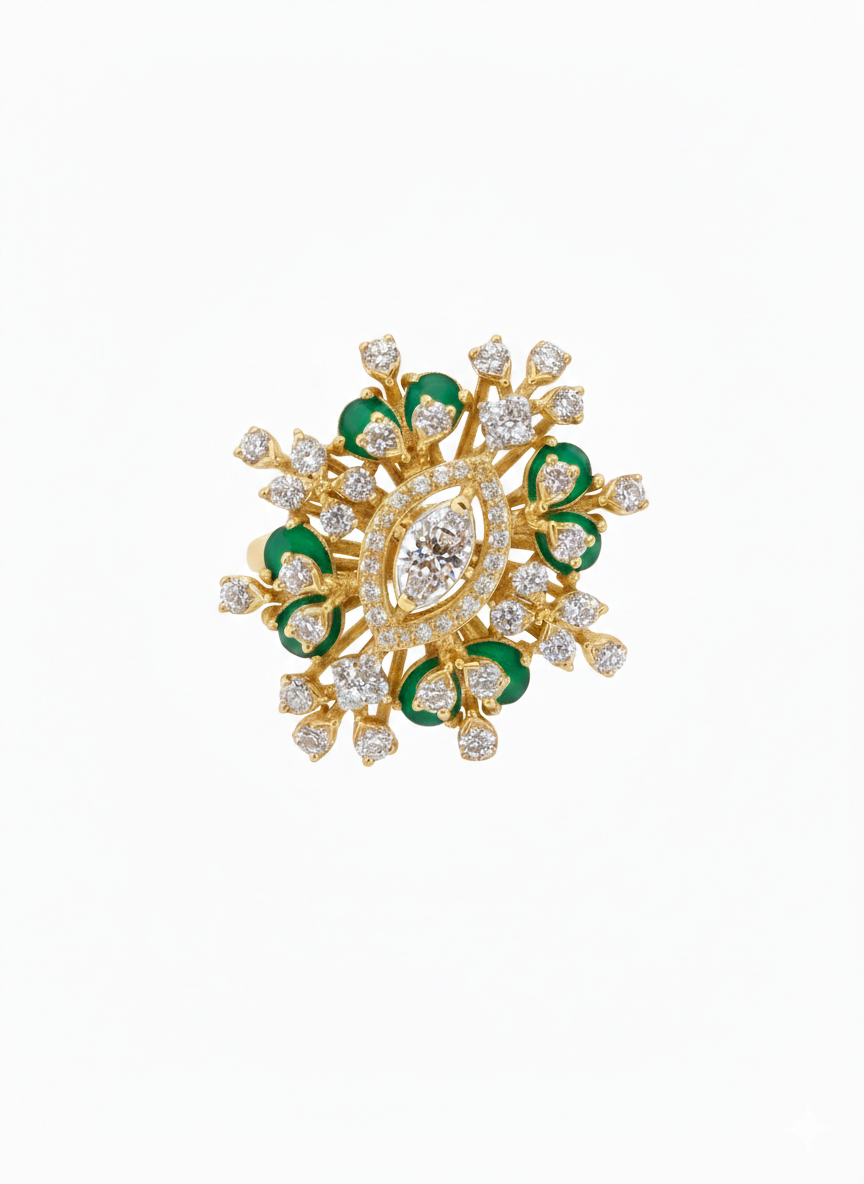 Diamond Floret Ring