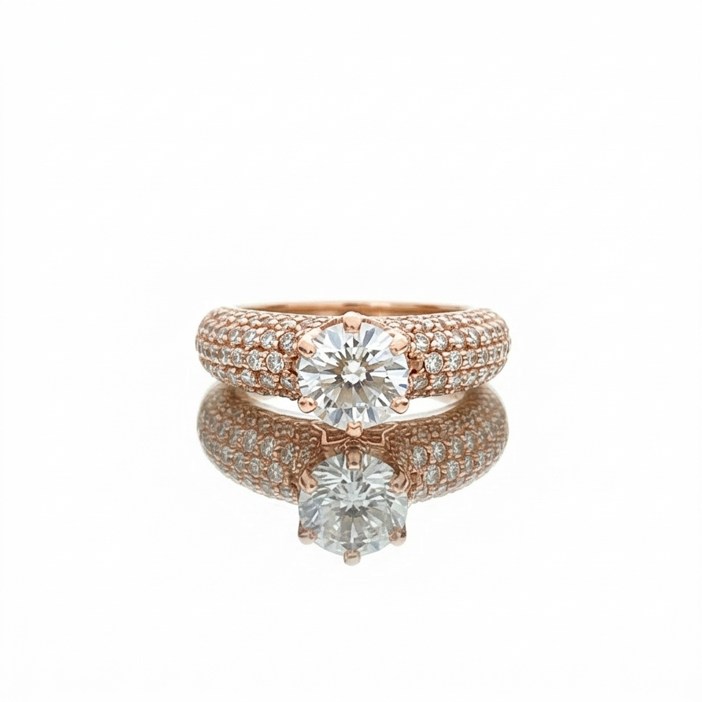 Captured Diamond Ring