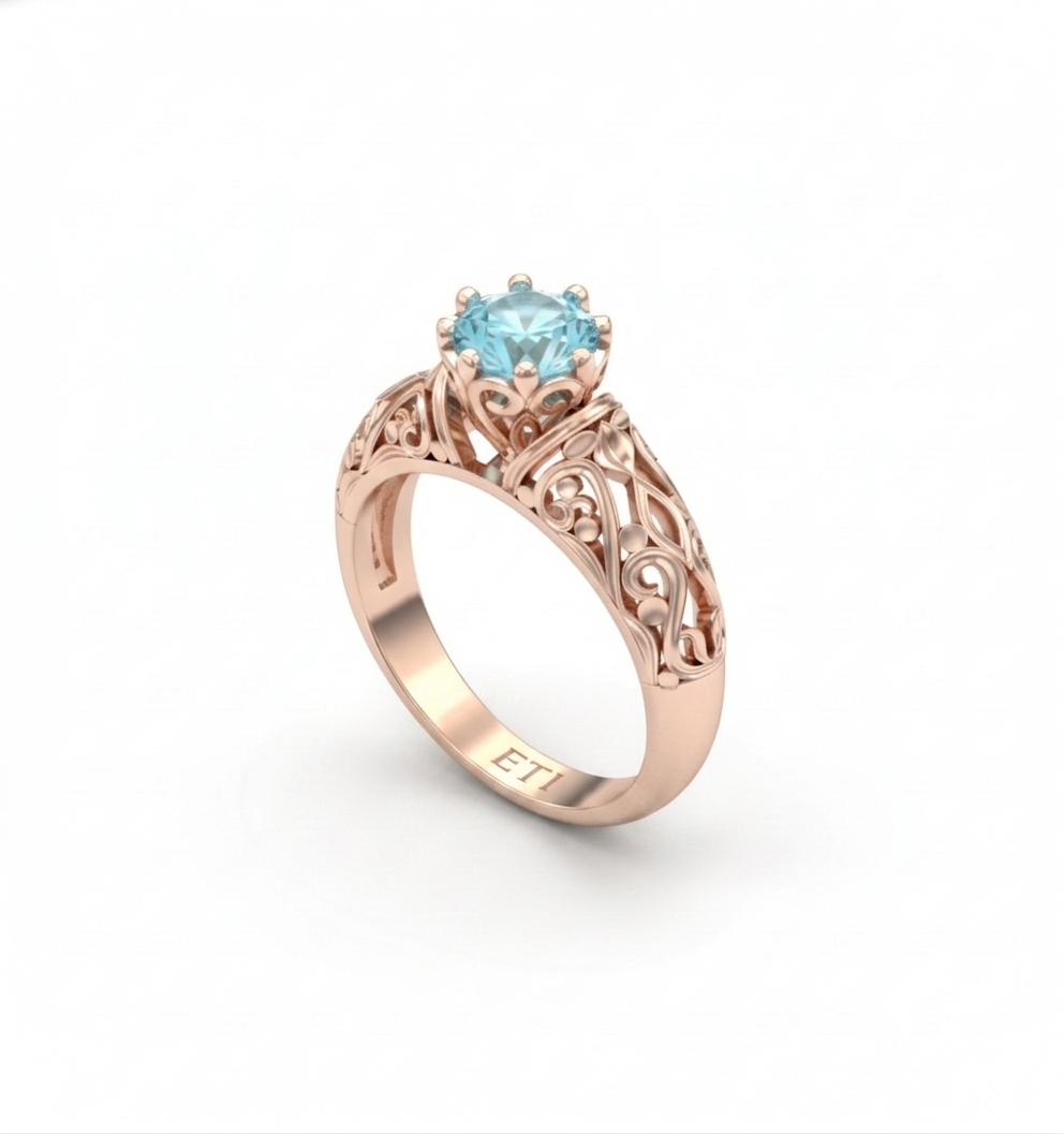 Aquamarine Ring