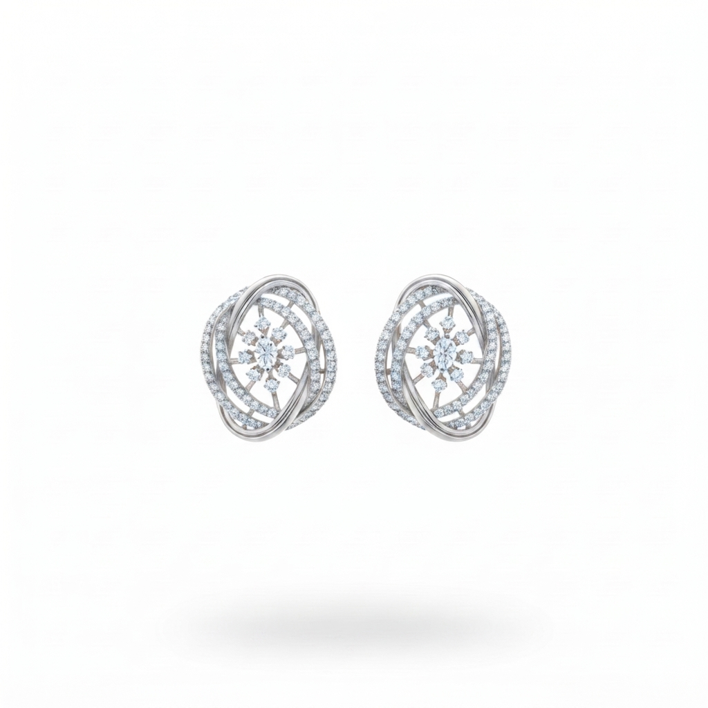 Twirled earring