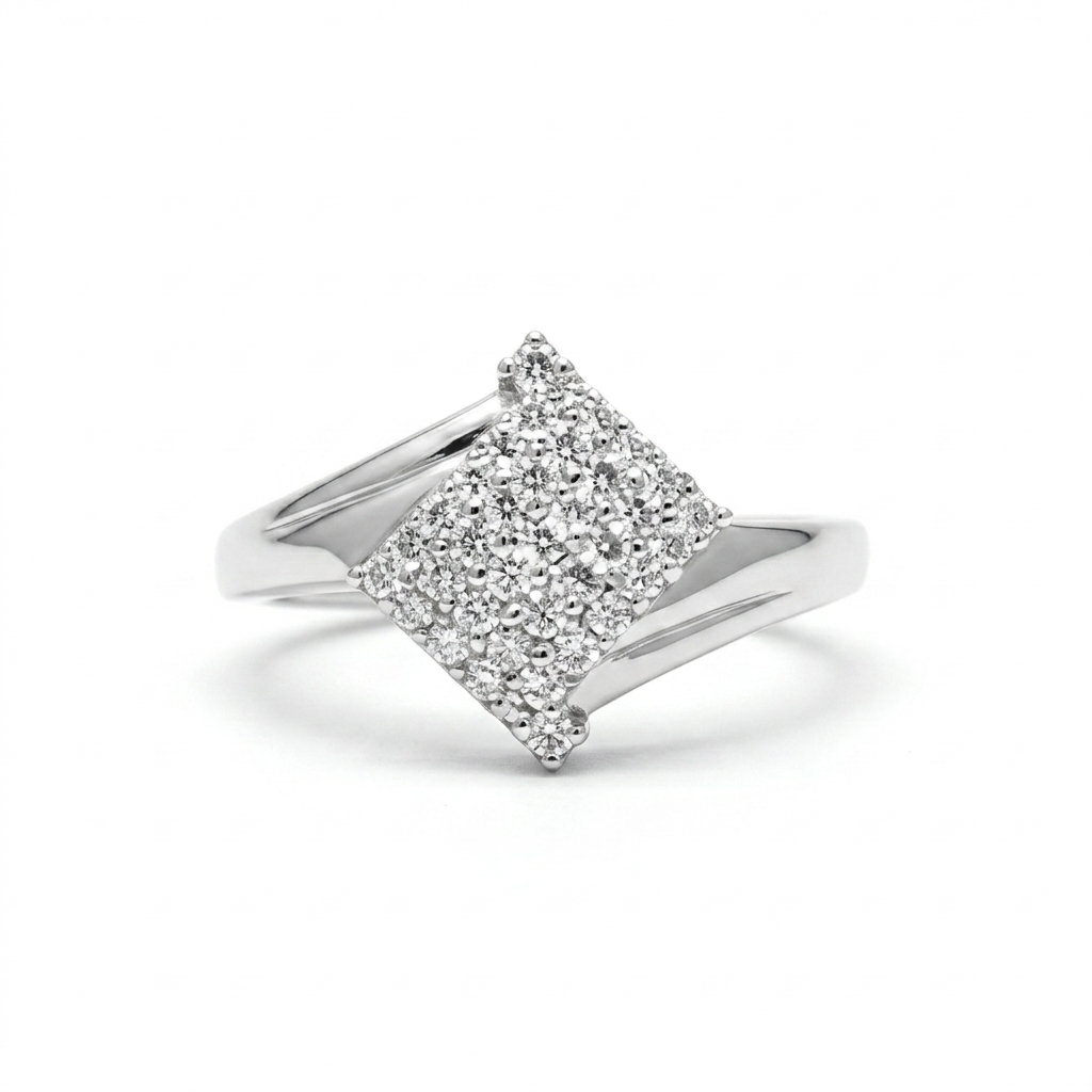 Gold Geometric Ring