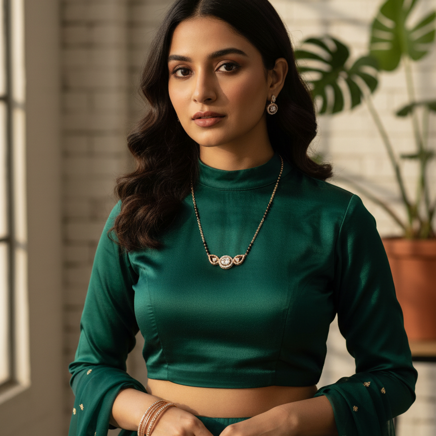 Oval Pear Mangalsutra