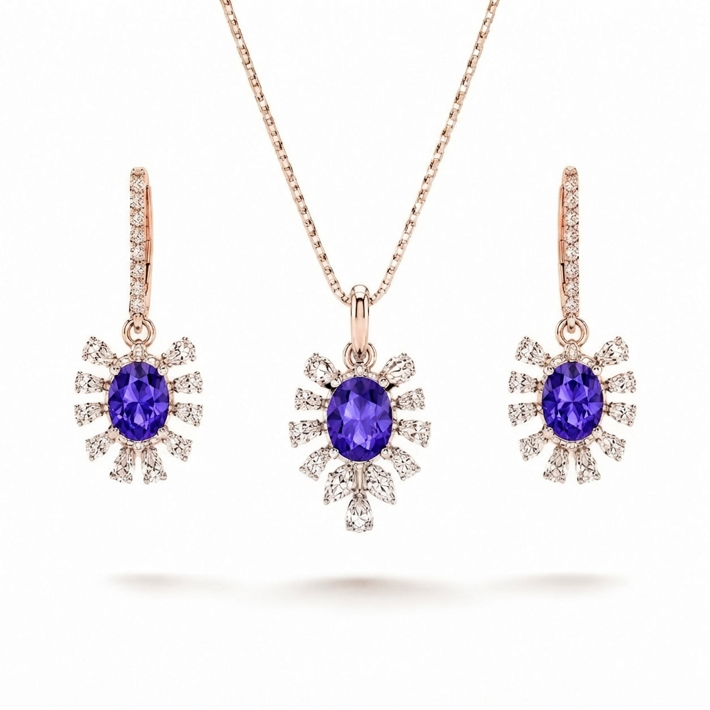 Dilruba Pendant Set