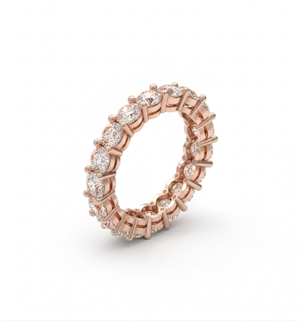 Moissanite Eternity Ring