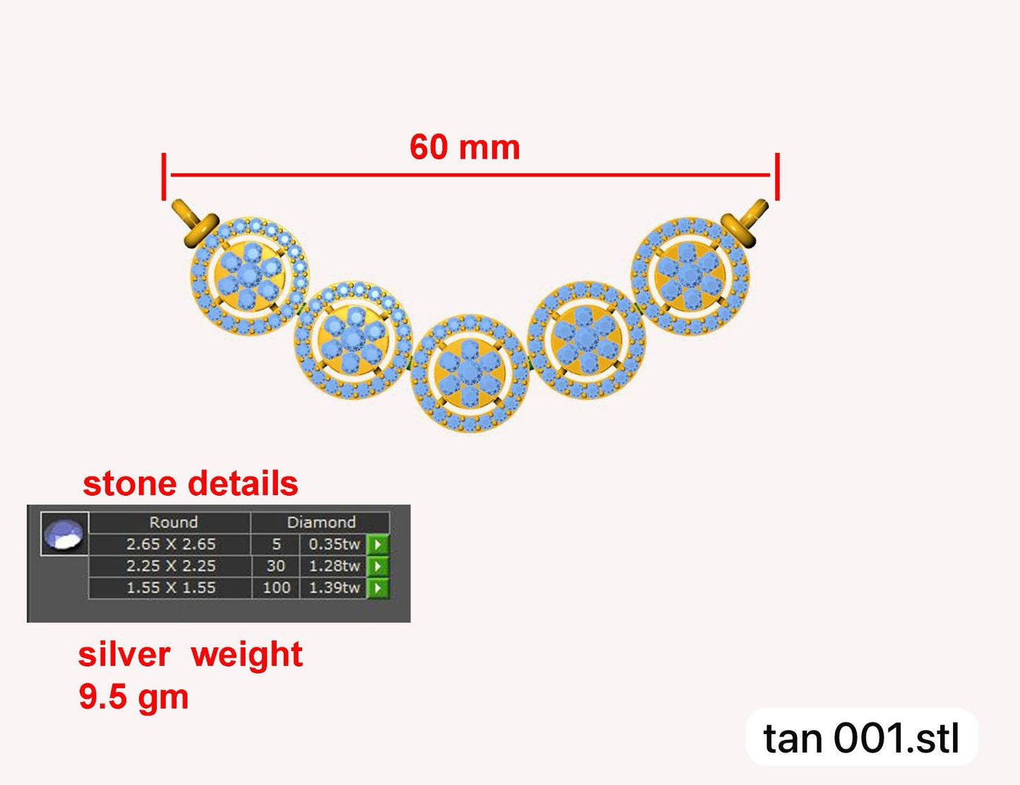 Panchratna Mangalsutra