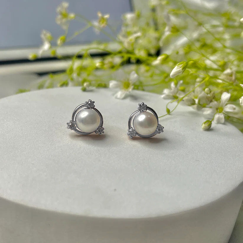 Celestial Pearl Earrings