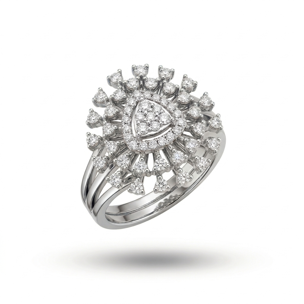 Diamond Trillion Ring