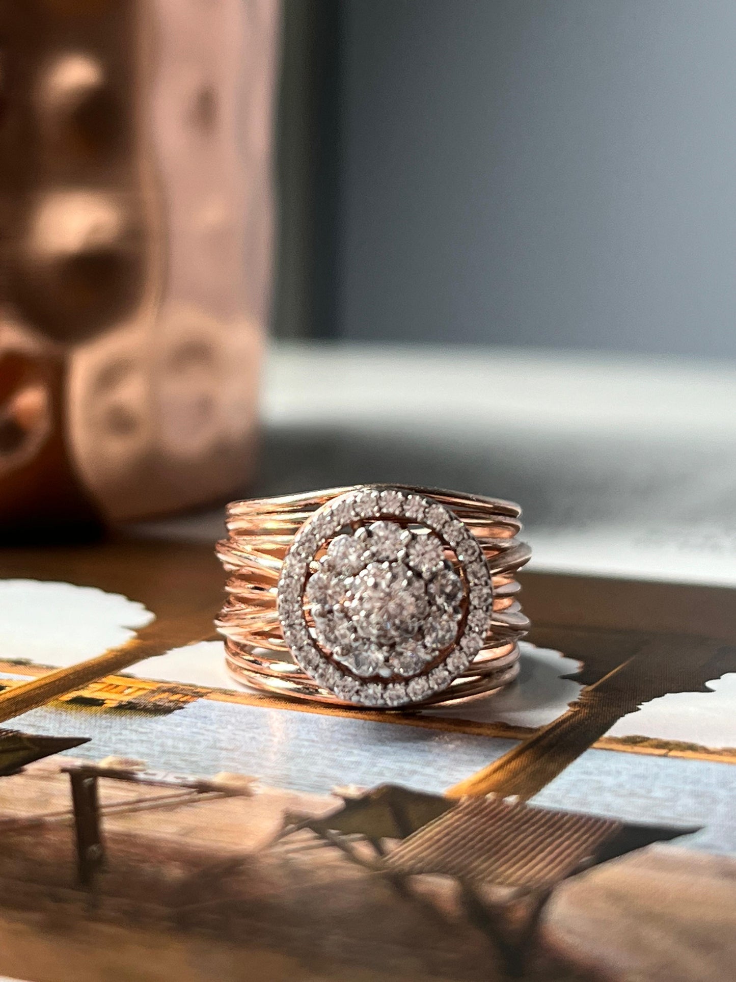 Diamond on the Top Ring
