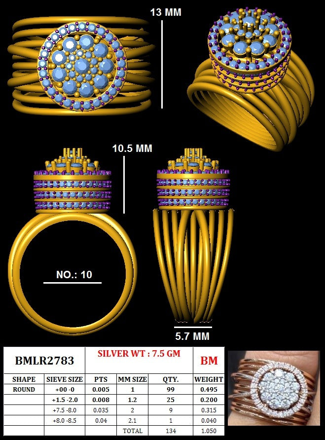 Diamond on the Top Ring