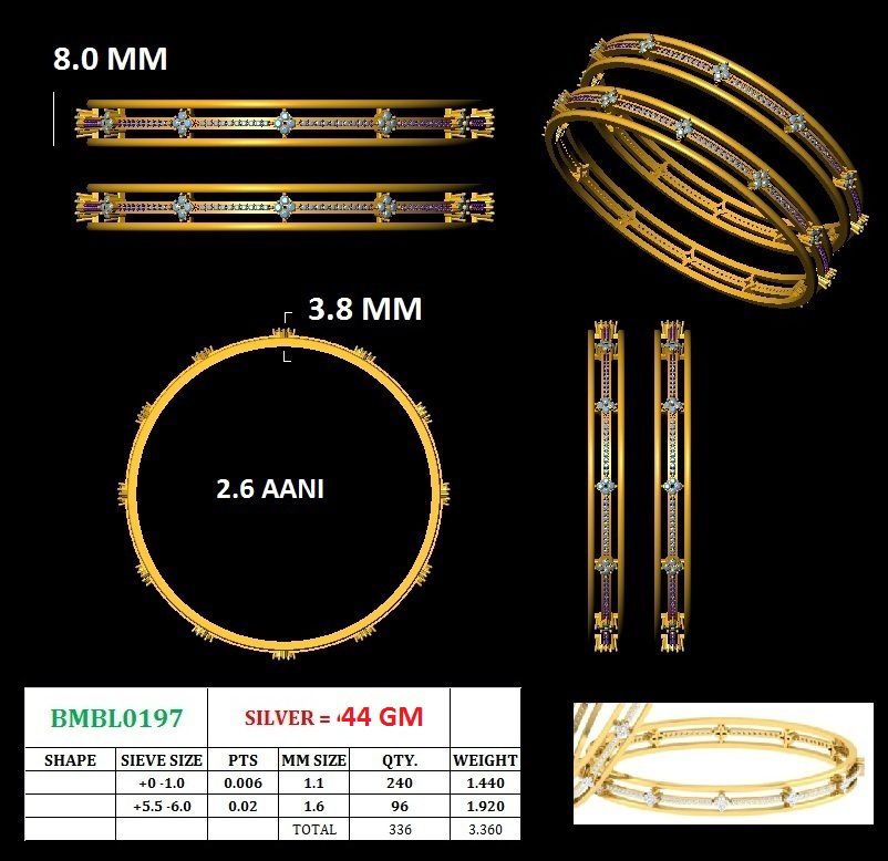 Aradhya Diamond Bangles