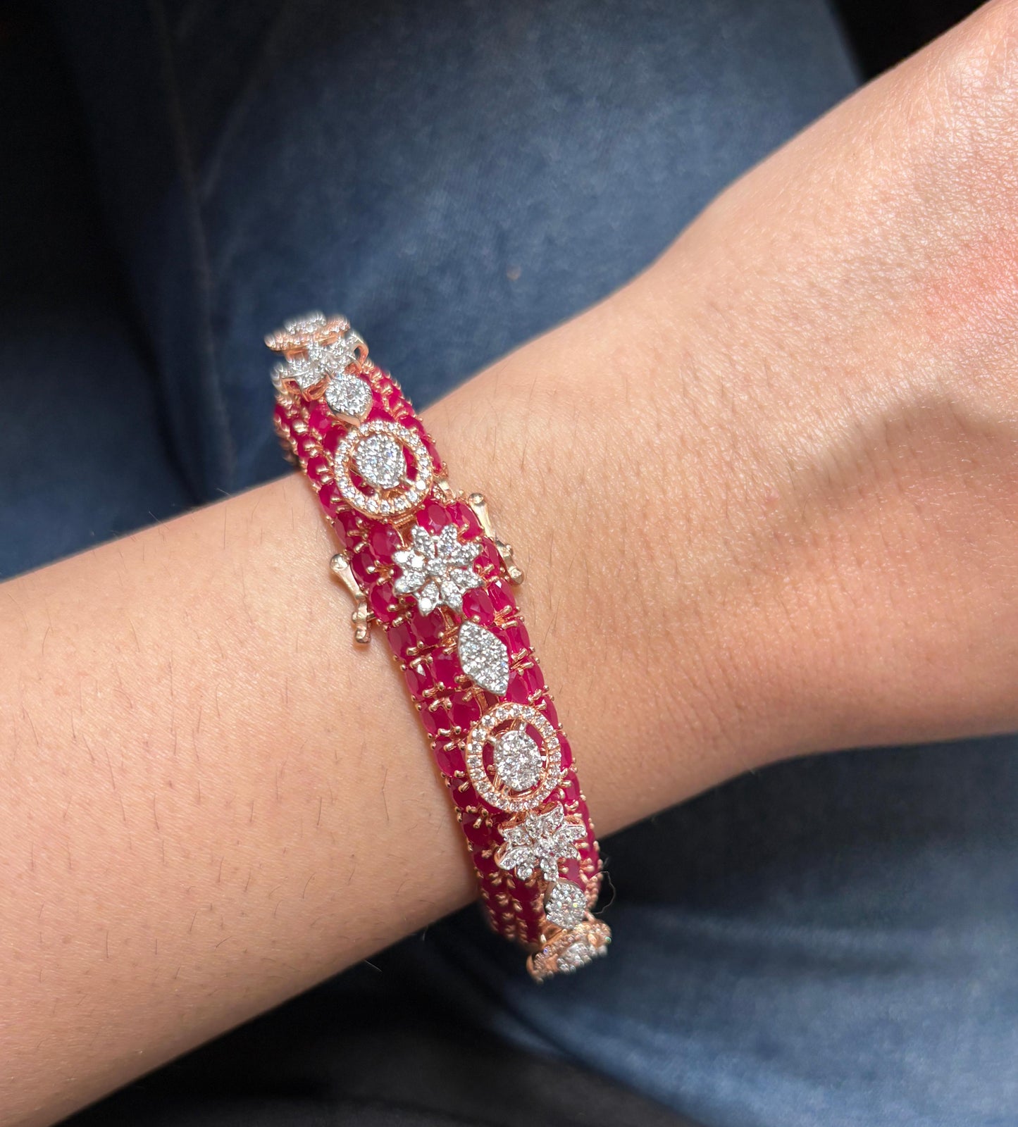 Dreamy Ruby Bangle