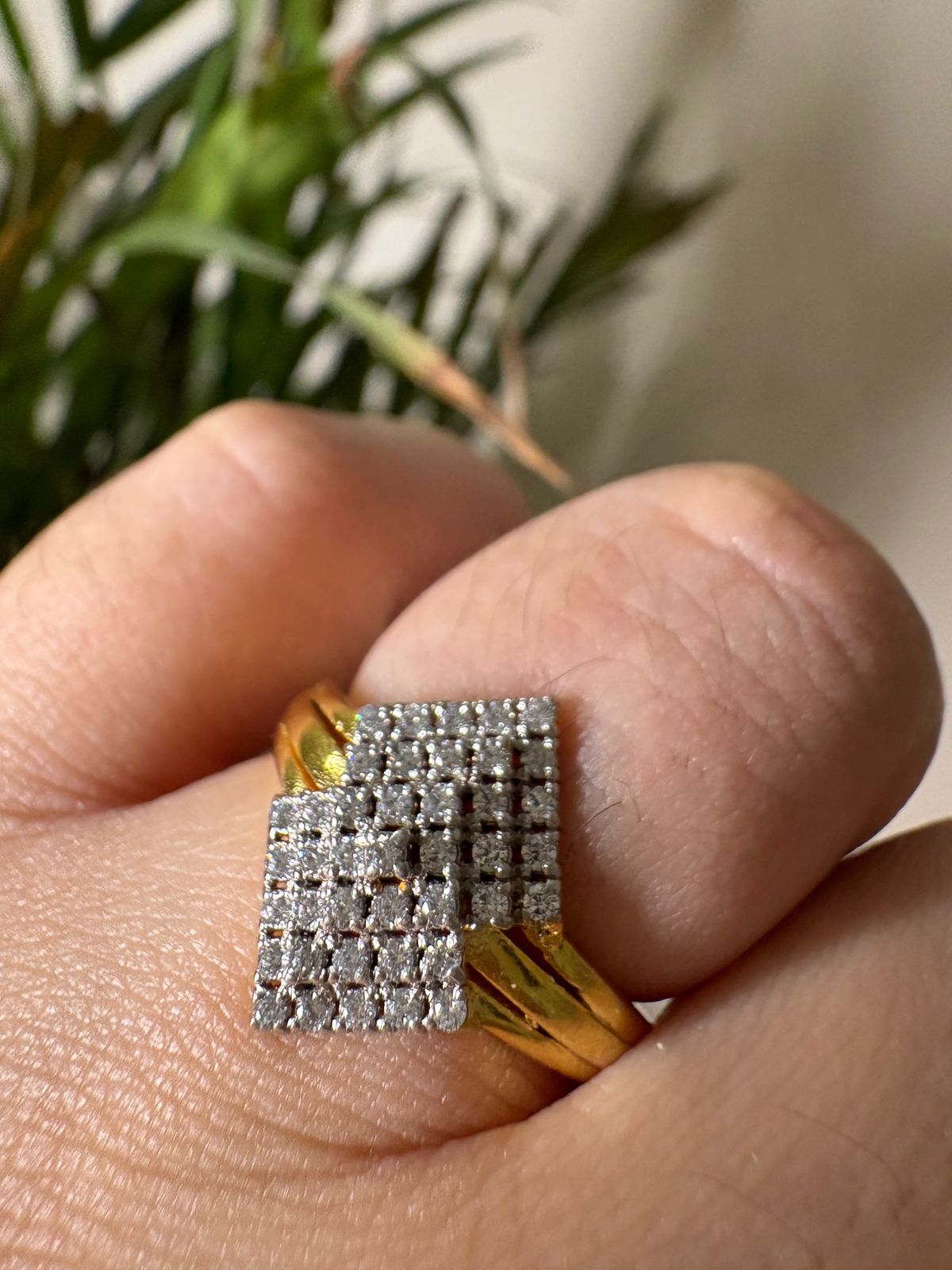 Cluster Diamond Ring