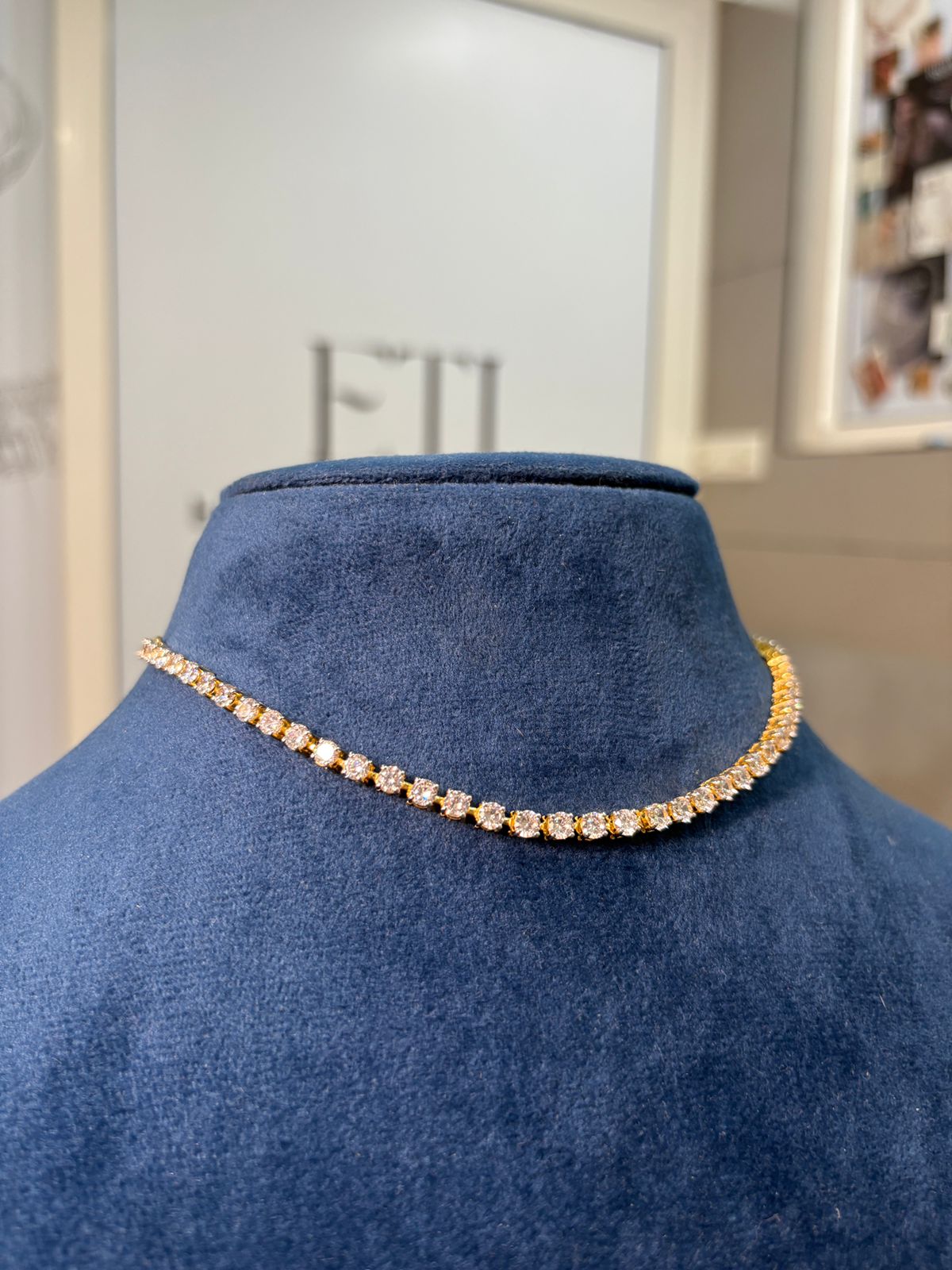 Diamond Line Necklace