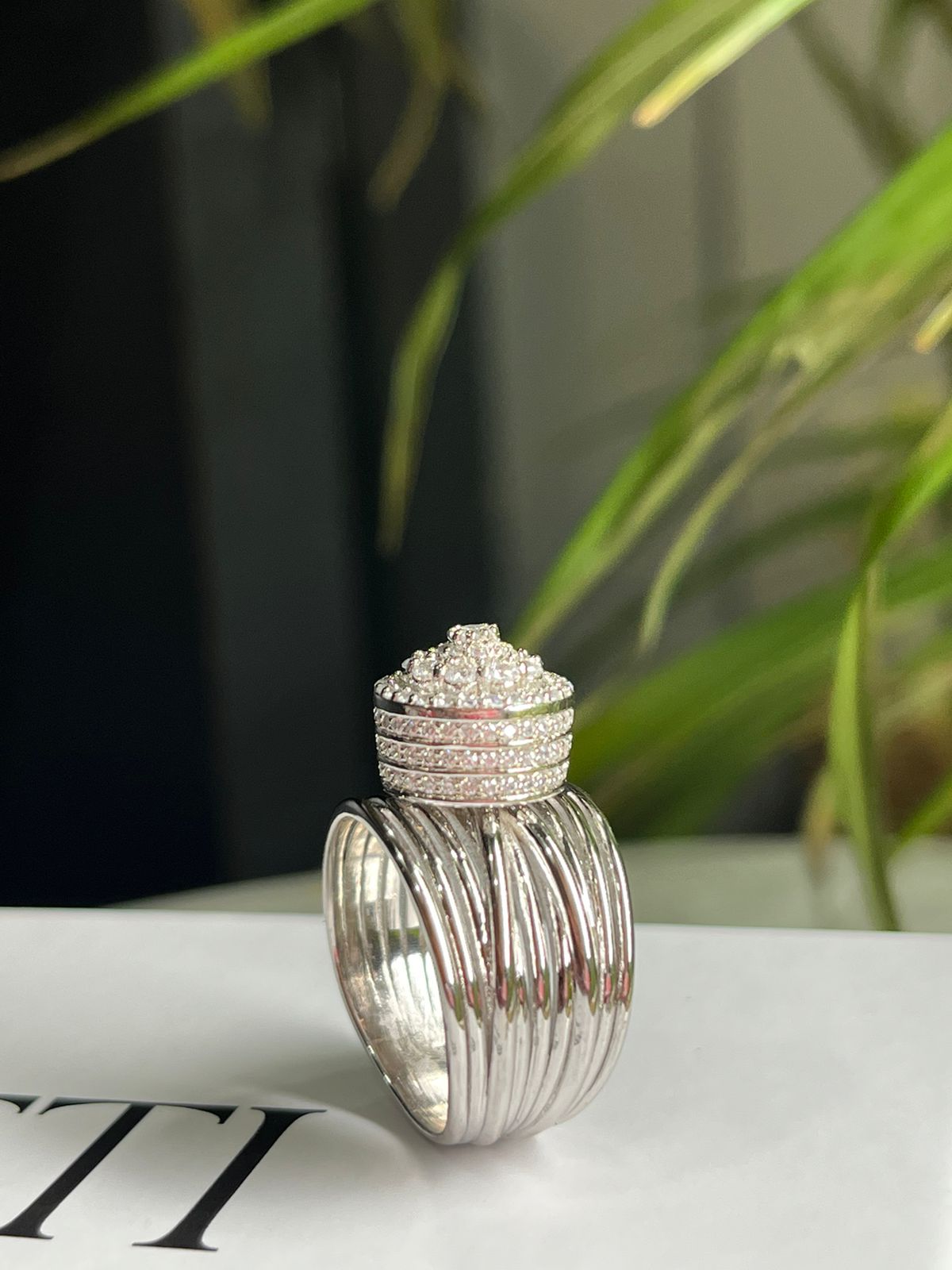 Diamond on the Top Ring