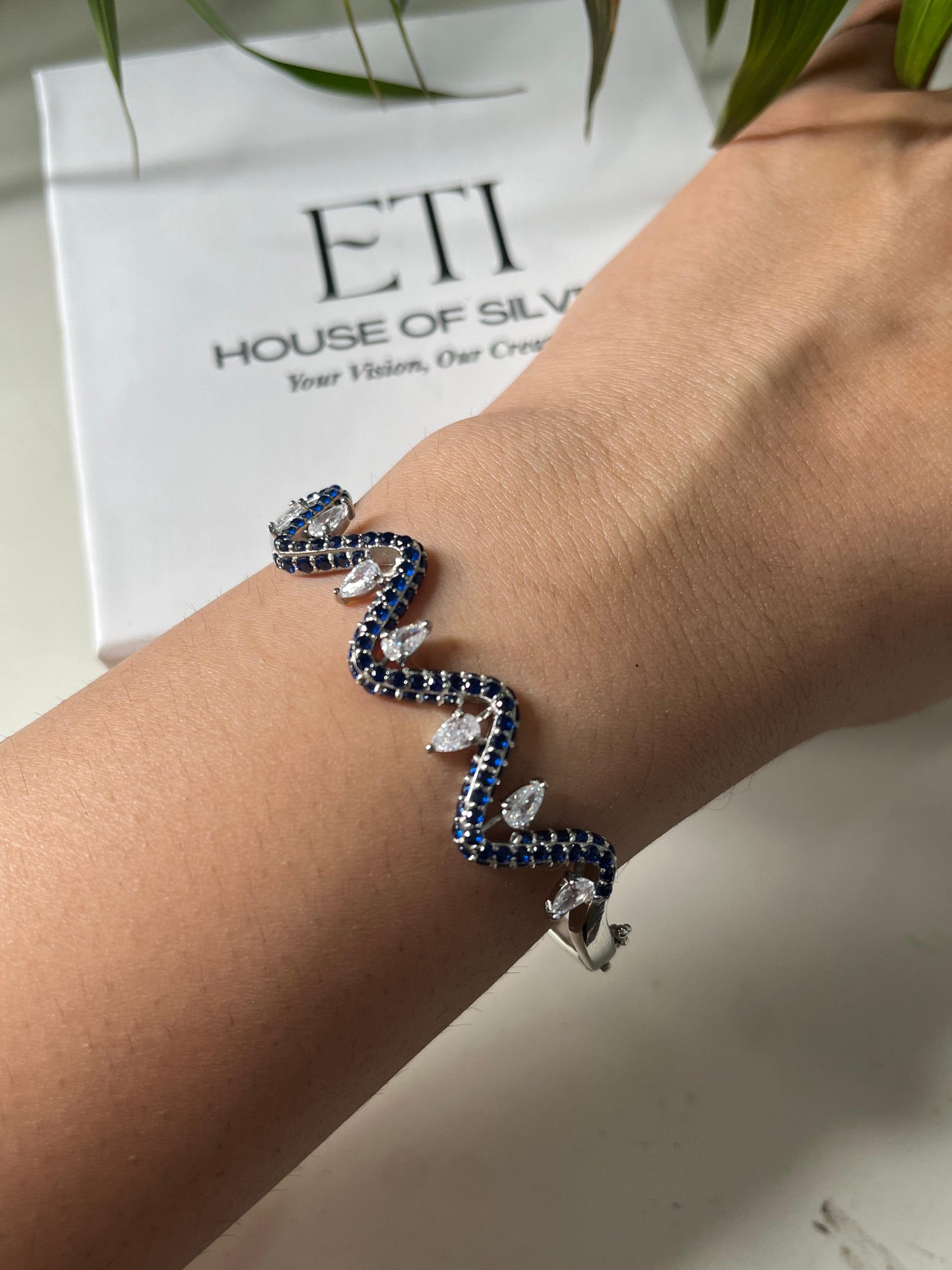Sapphire Serpent Bracelet
