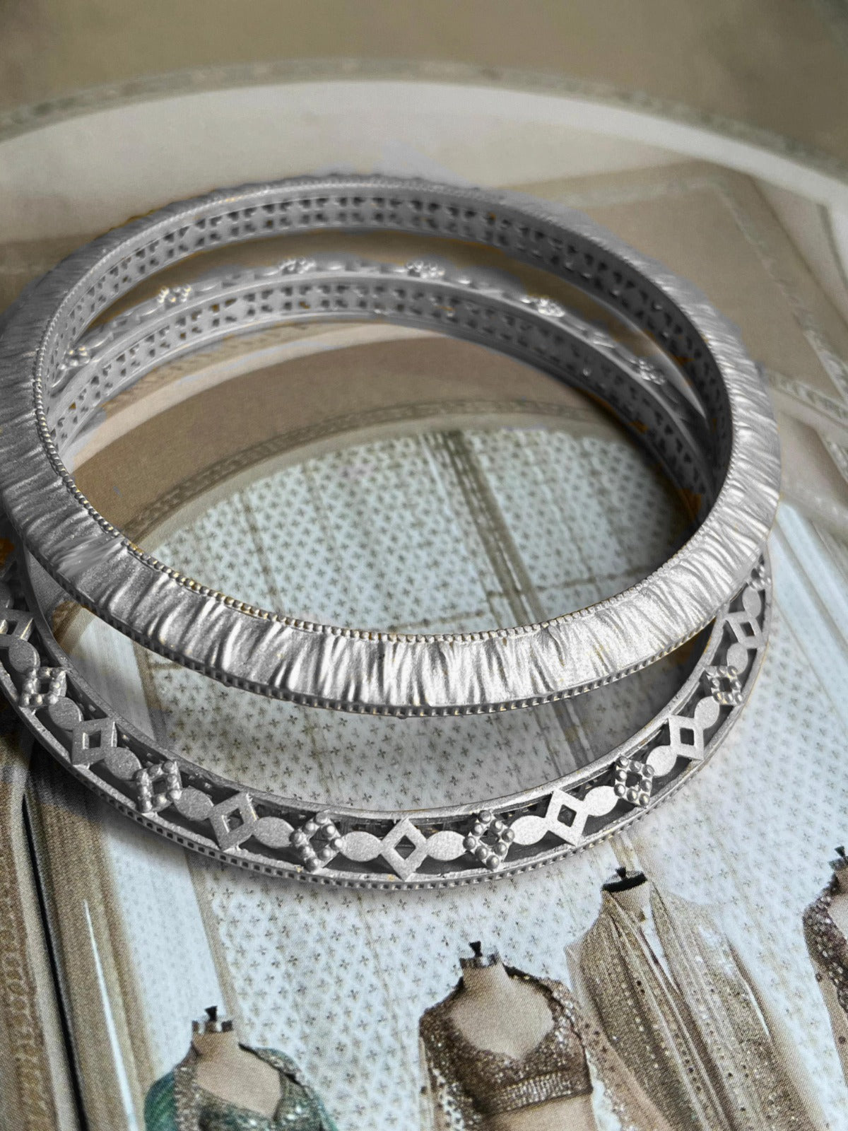 Matte Gold Bangles