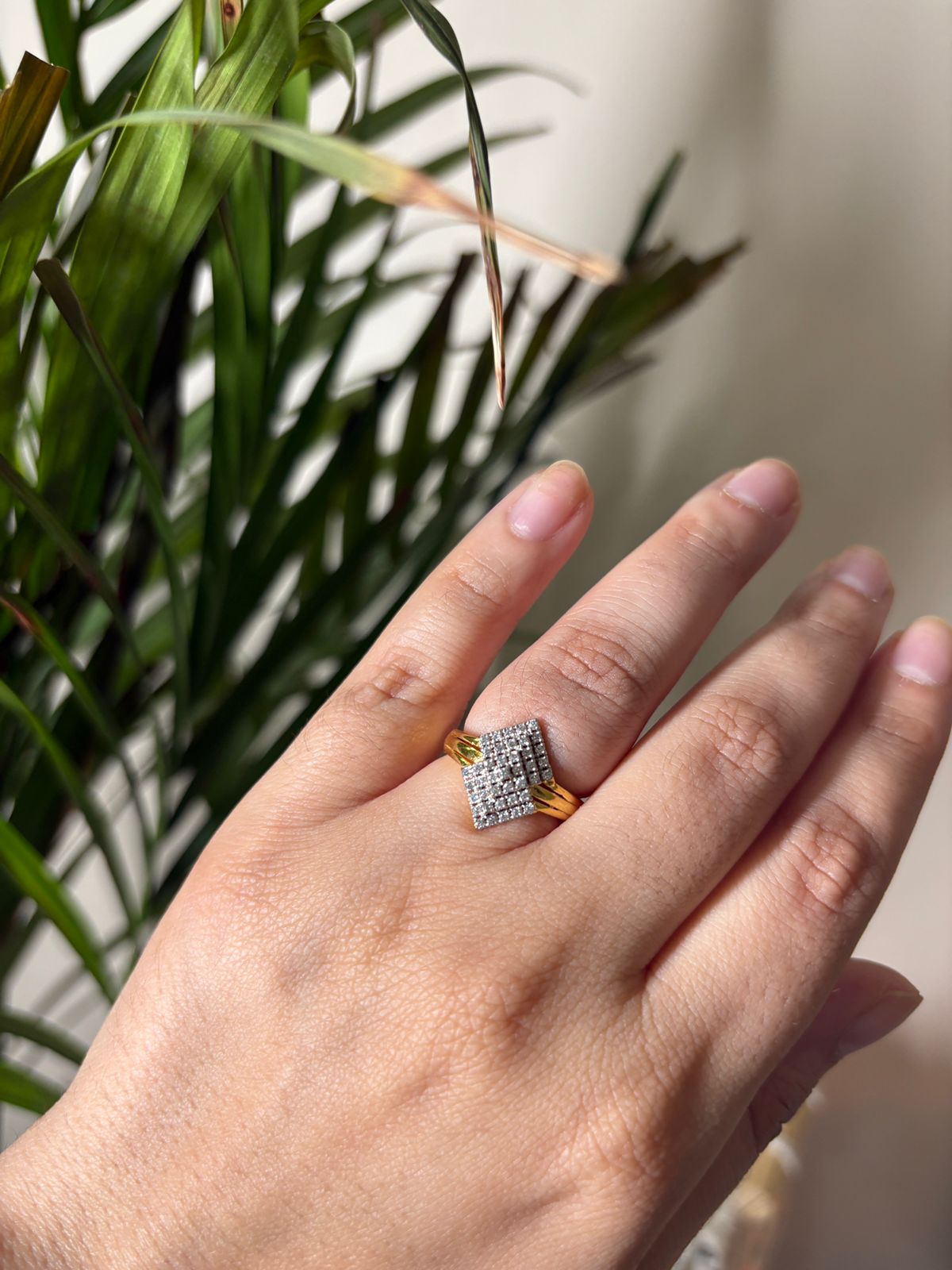 Cluster Diamond Ring