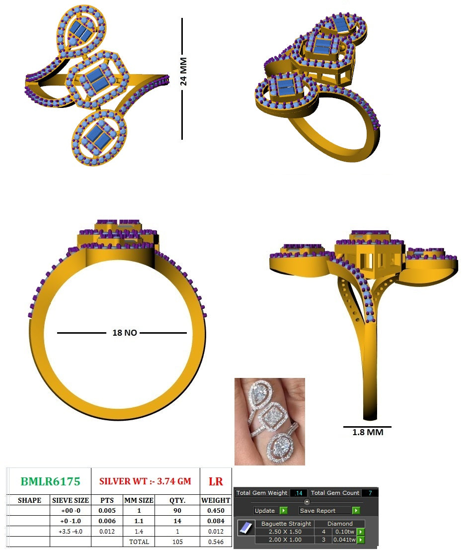 Trio ring