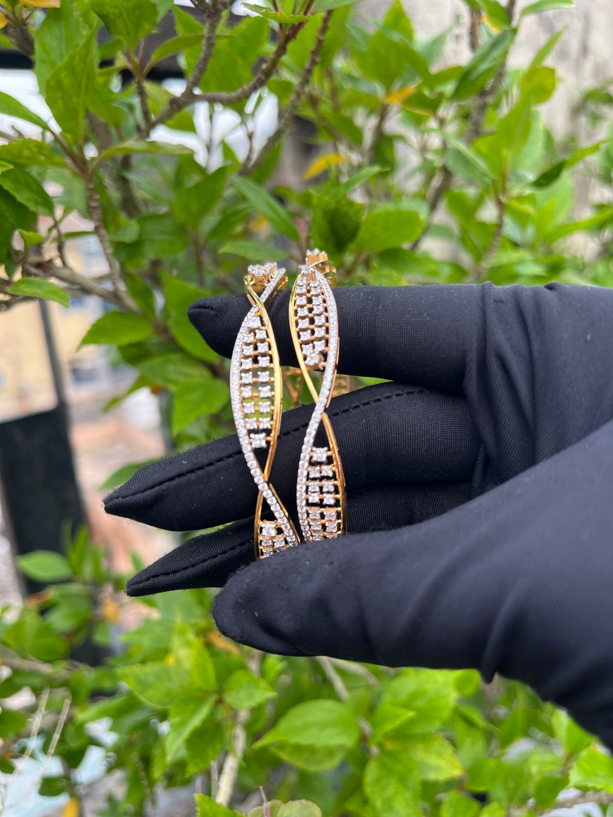 Wave Cut Bangles