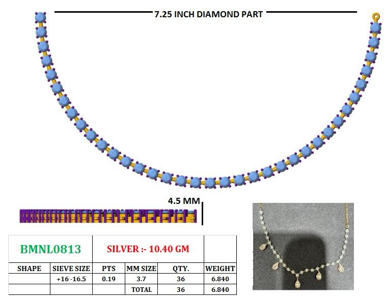 Diamond Line Necklace