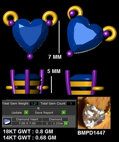 Heart Minimal Mangalsutra