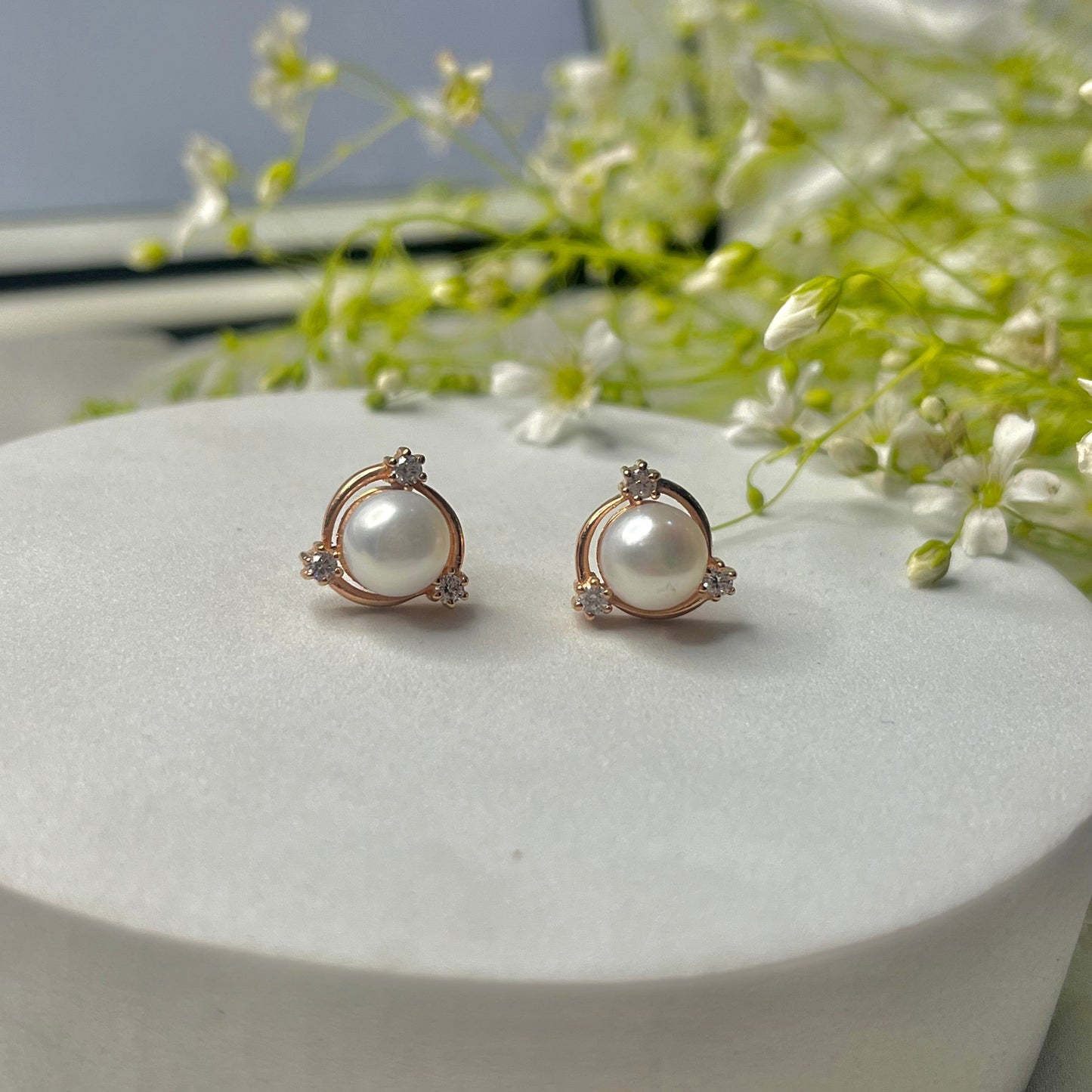 Celestial Pearl Earrings