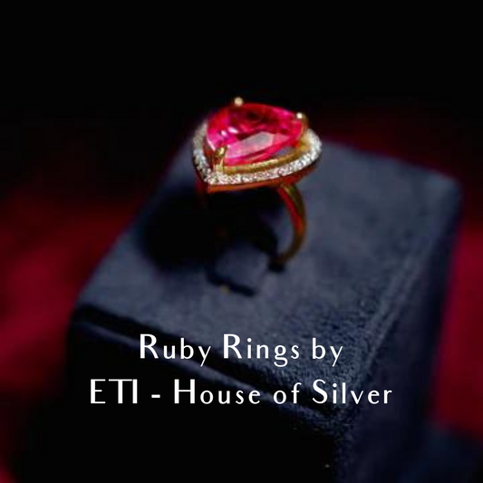 Must have Ruby Rings from ETI - House of Silver.