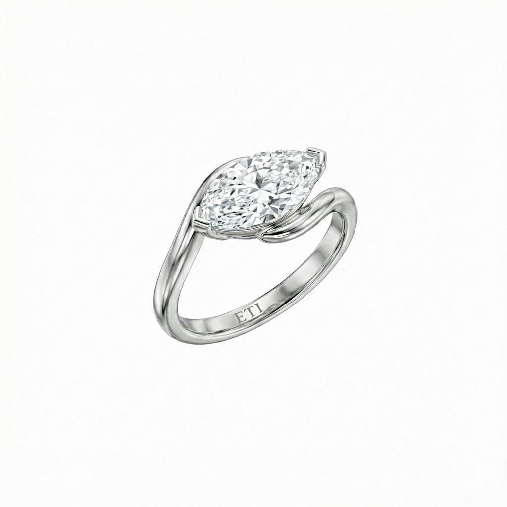 Marquise Moissanite Ring
