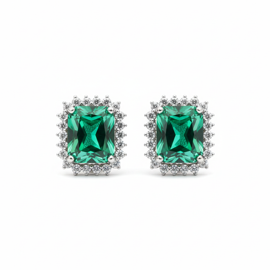 Heritage Emerald Studs