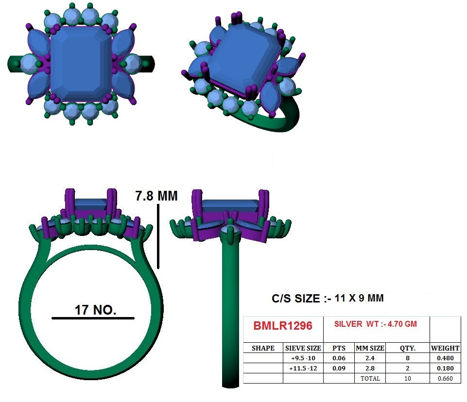 Emerald Dreams (Synthetic Stone)
