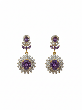 Amethyst Dangler Earrings