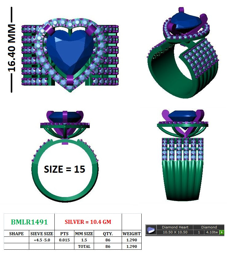 Heart Bliss Ring