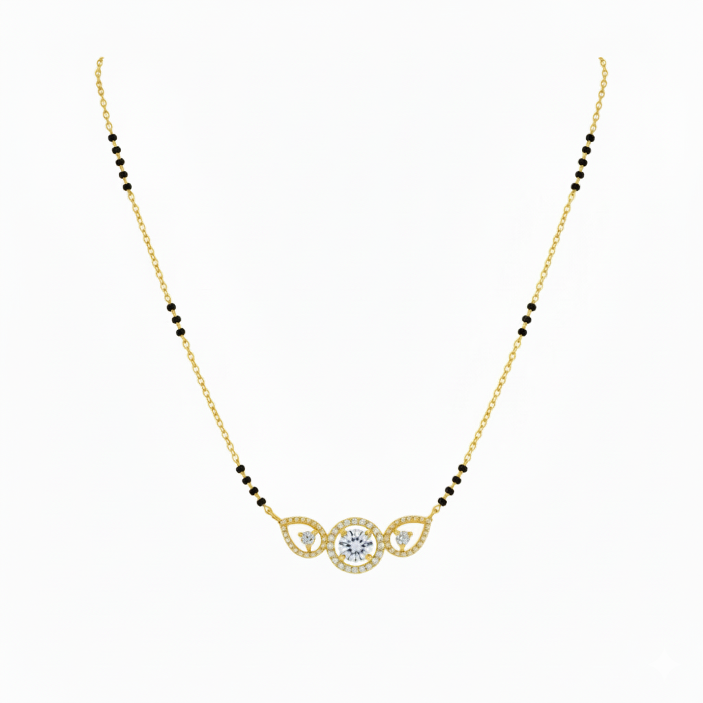 Oval Pear Mangalsutra