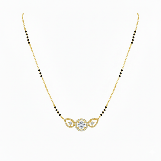 Oval Pear Mangalsutra