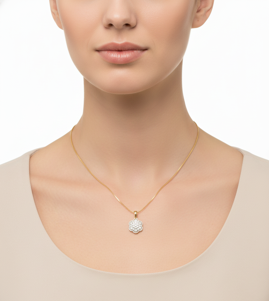 Blossom Diamond Pendant