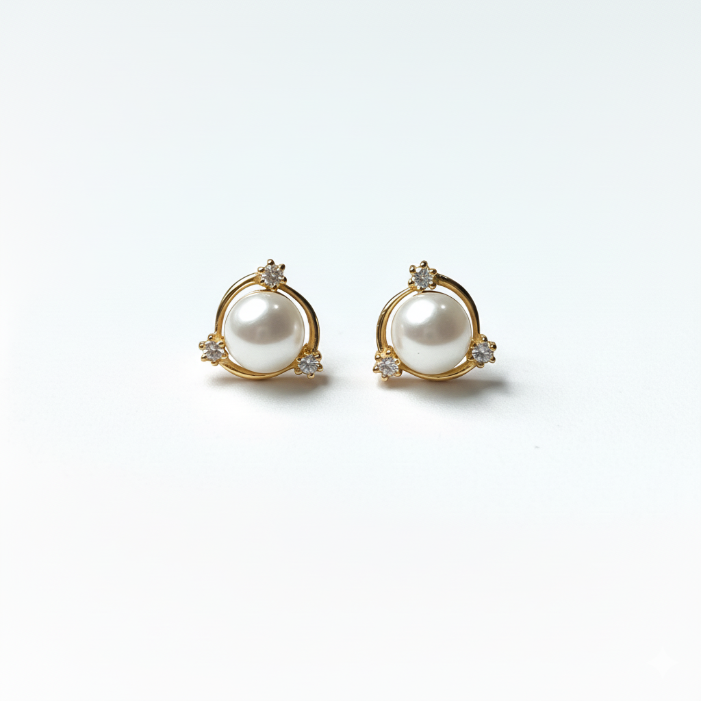 Celestial Pearl Earrings