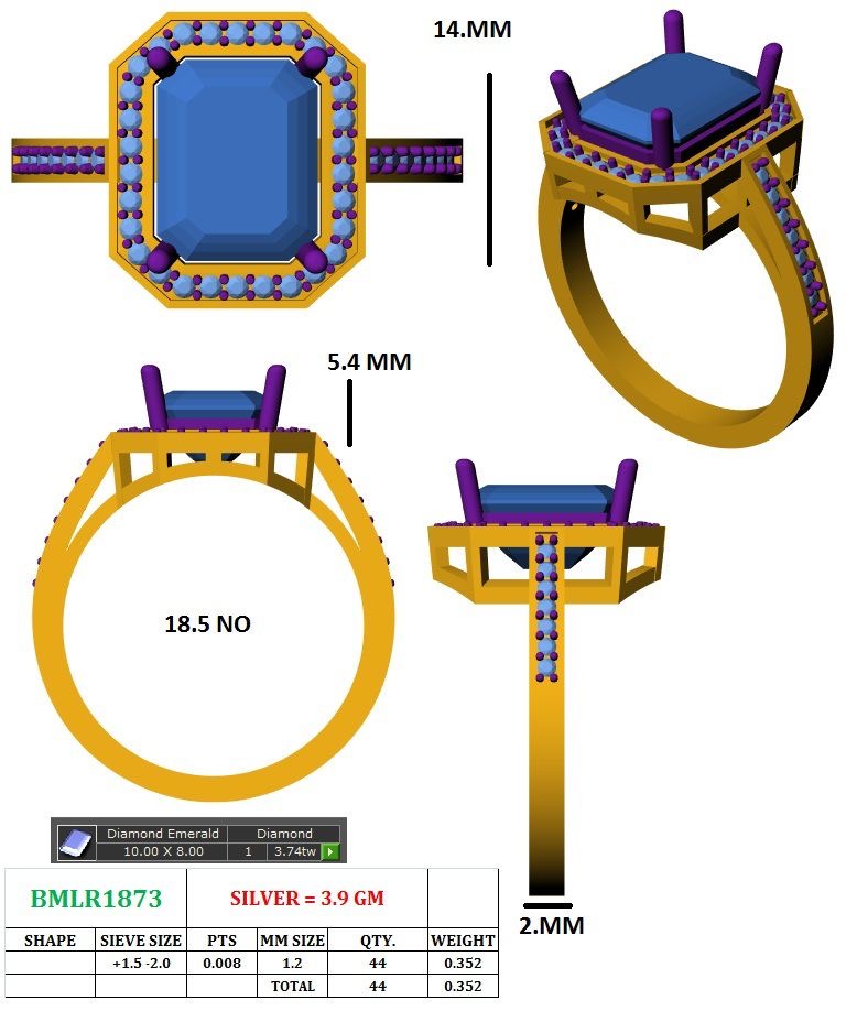 Classic Emerald Ring