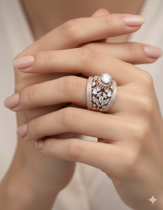 Grand Solitaire Majesty Ring