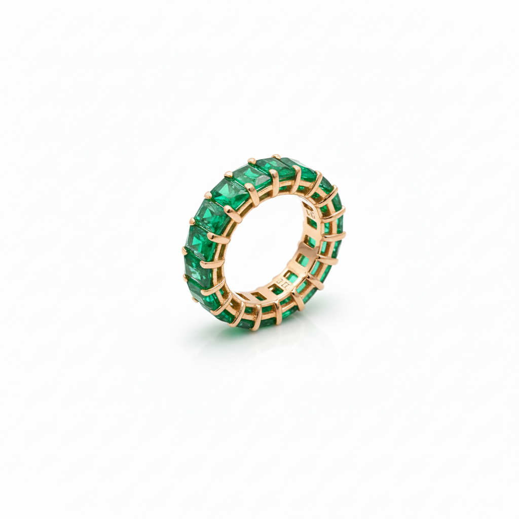 Gemstone Eternity Ring