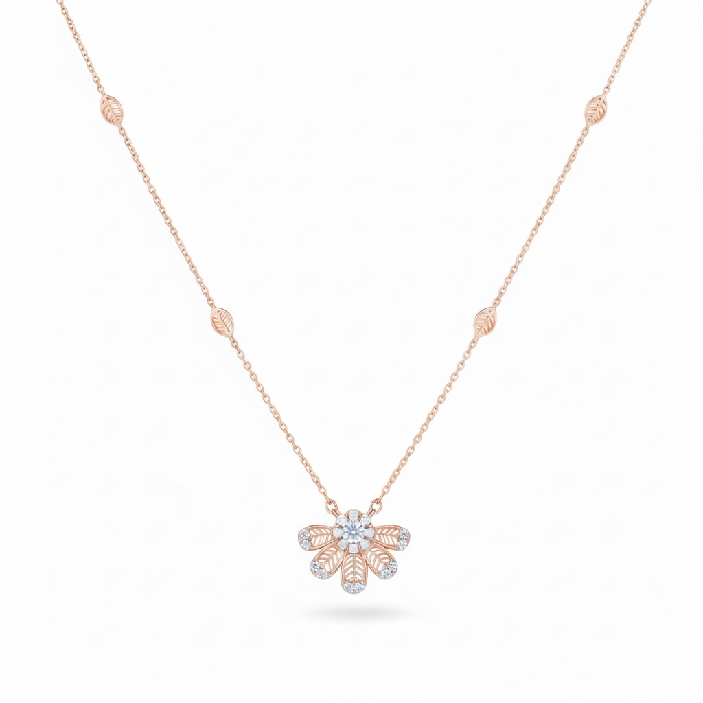 Ardh Pushp Pendant Set
