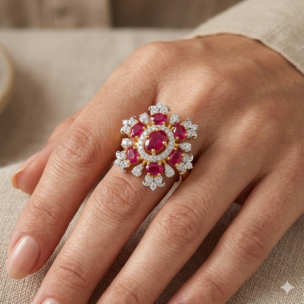 Ruby Love Ring