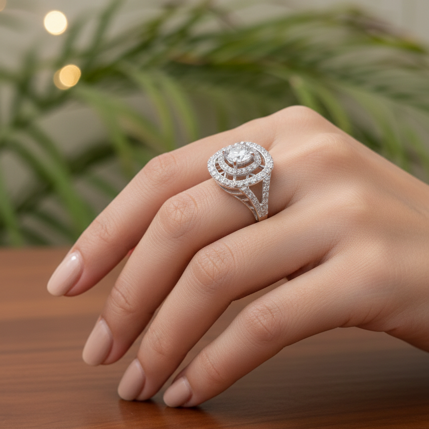 Habiba's Solitaire Ring