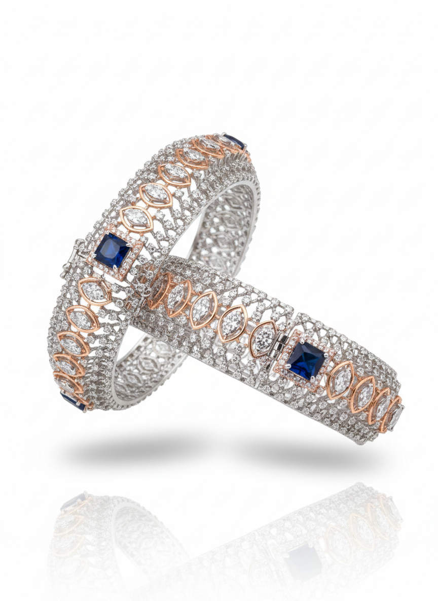 Gemstone Princess Bangles