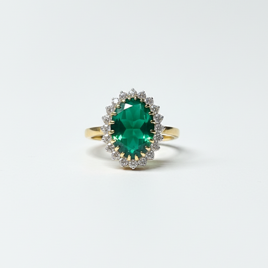 Green Onyx Ring