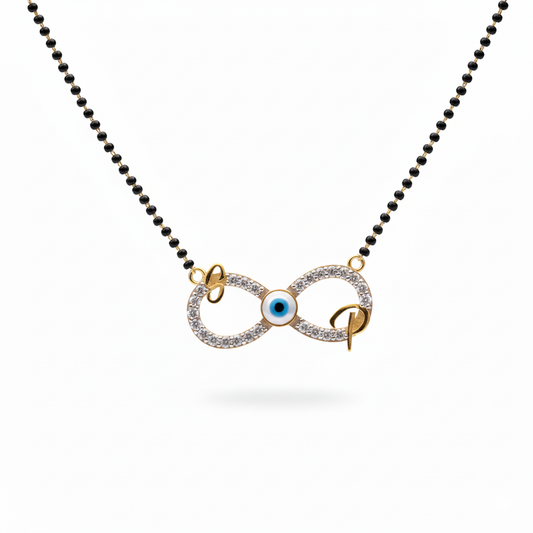 Evil Eye Initial Mangalsutra